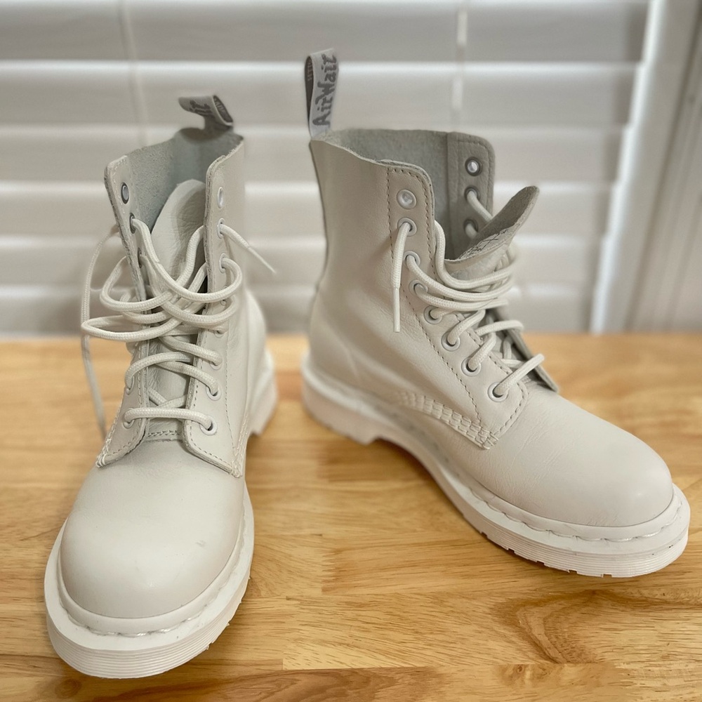 Dr. Martens white leather pascal 1460 - Picture 7 of 9